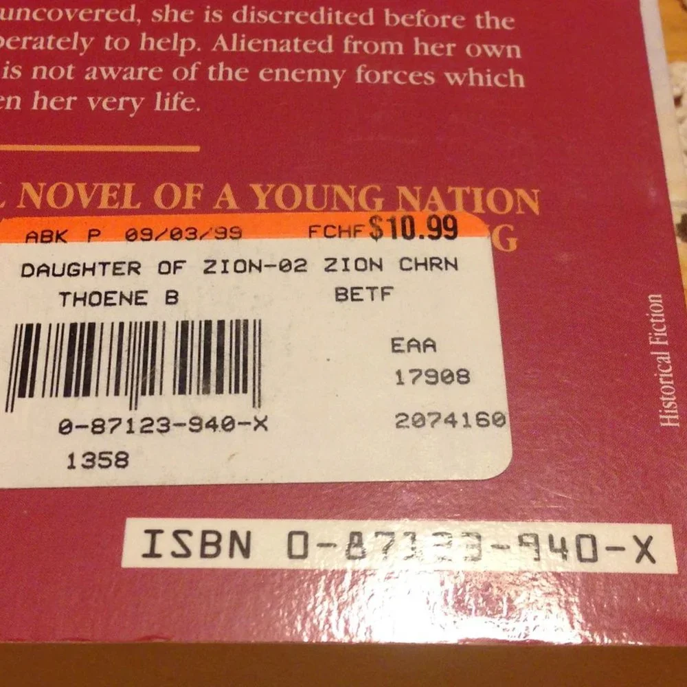 Book Sale! 3 for $10! Vintage Historical Fiction - A Daughter of Zion
